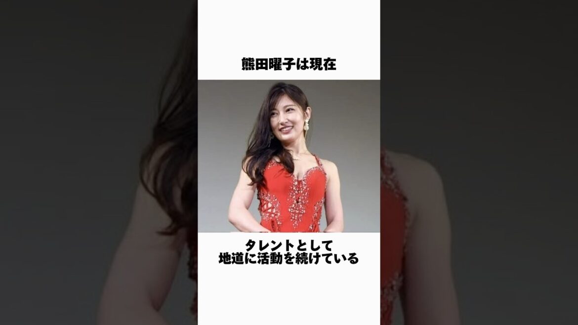 熊田曜子の現在に関する雑学