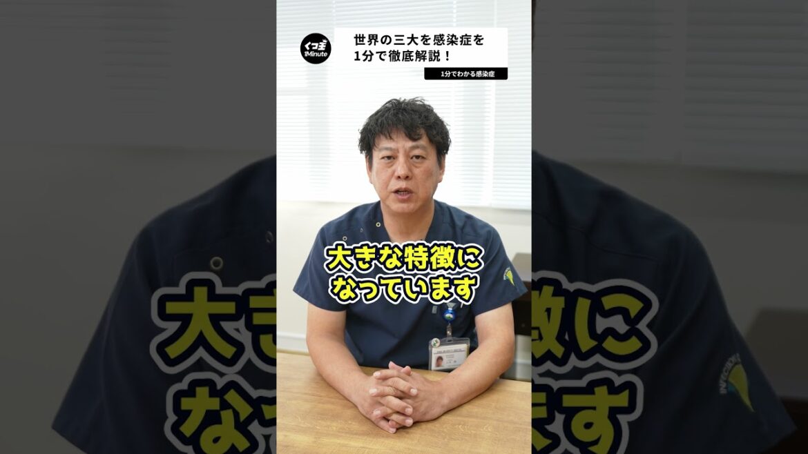 世界の三大感染症を徹底解説！【1分でわかる感染症】