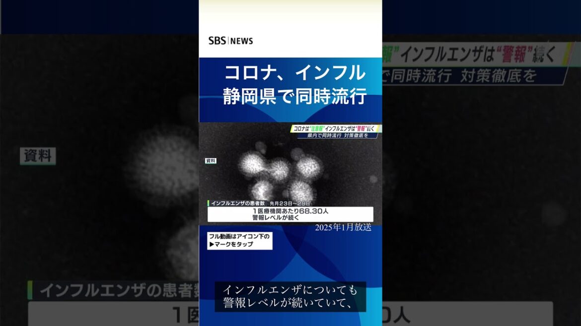 コロナ、インフル静岡県で同時流行#SBSNEWS#shorts