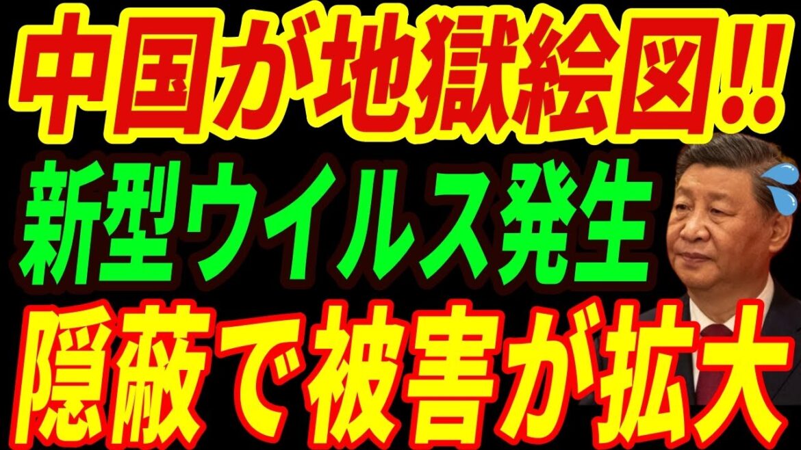 【海外の反応】中国で新型の変異株ウイルス拡大の予兆⁉いつもの隠蔽で感染広がる事態に・・・