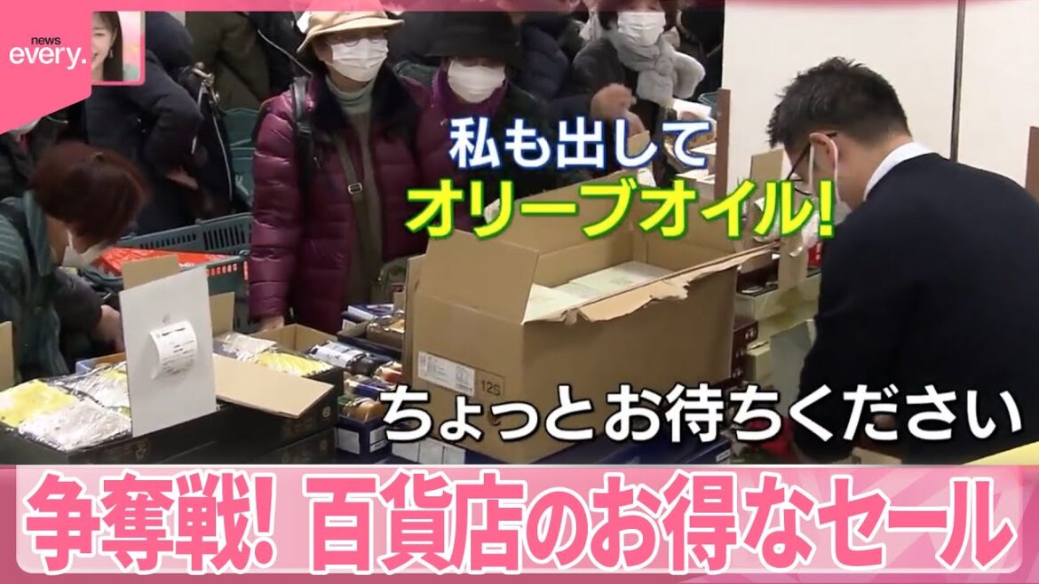 【密着】百貨店の「ギフト解体セール」  値上げに備え“まとめ買い”も『気になる!』 【密着】百貨店の「ギフト解体セール」  値上げに備え“まとめ買い”も『気になる!』