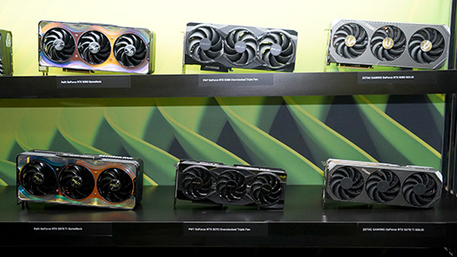 画像集 No.004のサムネイル画像 / 「GeForce RTX 5090」のダイサイズは約754平方mm？ 搭載カードが多数披露されたNVIDIAブースをチェック