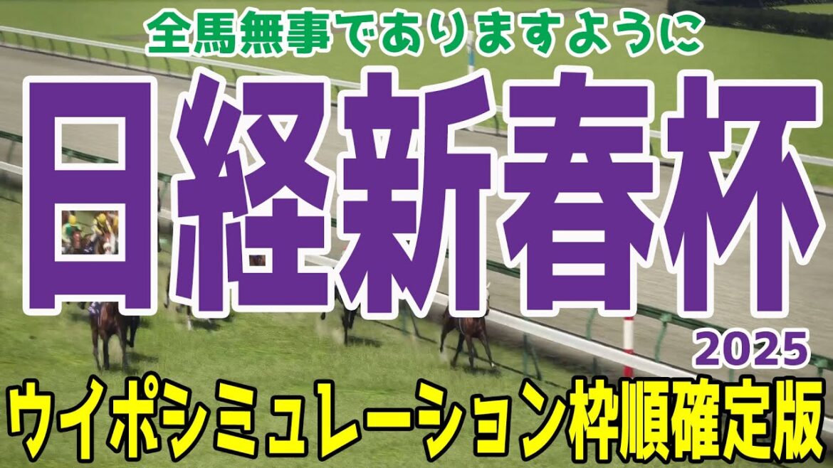 日経新春杯2025 枠順確定後ウイポシミュレーション【競馬予想】【展開予想】ヴェローチェエラ ホールネス メイショウタバル ロードデルレイ ショウナンラプンタ サトノグランツ バトルボーン