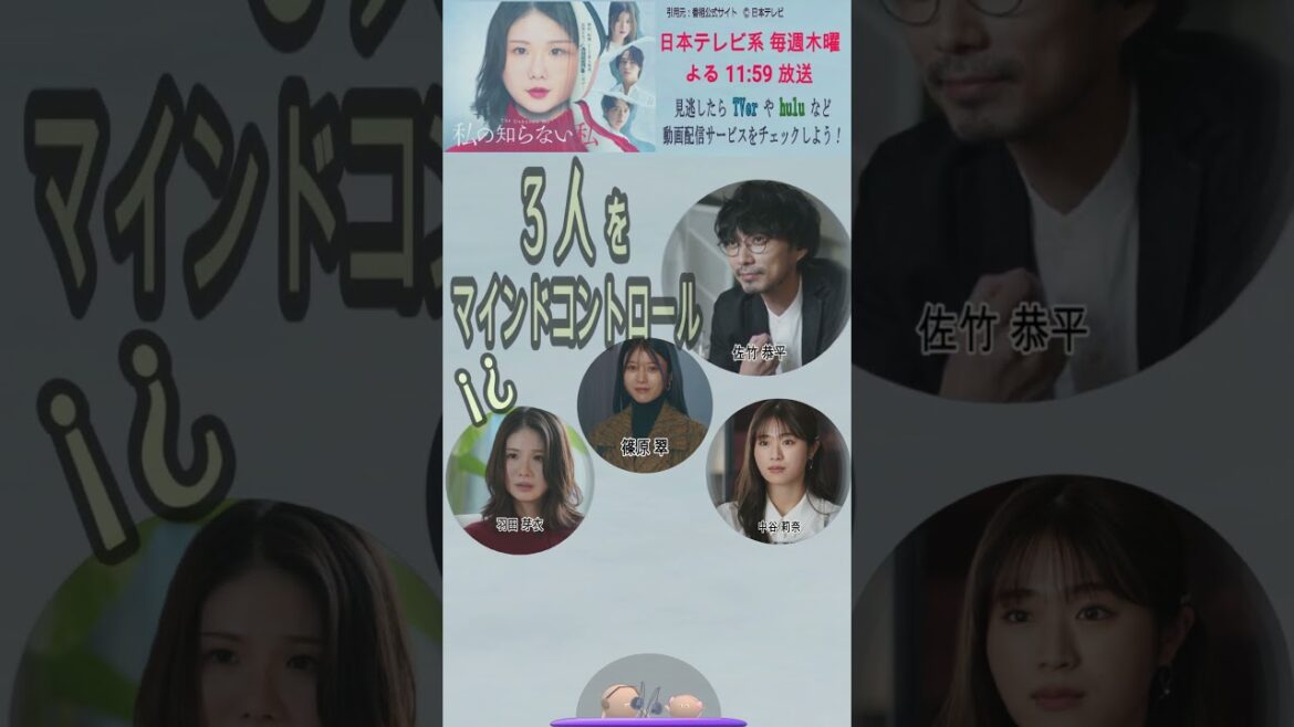 new‼【私の知らない私（小野花梨さん主演）】この人、めっちゃ怪しいんだけど～ でも…　　※※字幕もご利用ください（キャラの滑舌⁈悪く聴き取りにくかった場合おすすめ