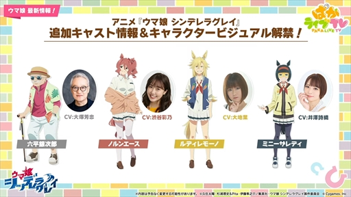 画像集 No.063のサムネイル画像 / アーモンドアイやグランアレグリアなど多数の新規ウマ娘が発表に。「ウマ娘 プリティーダービー」ぱかライブTV Vol.50まとめ