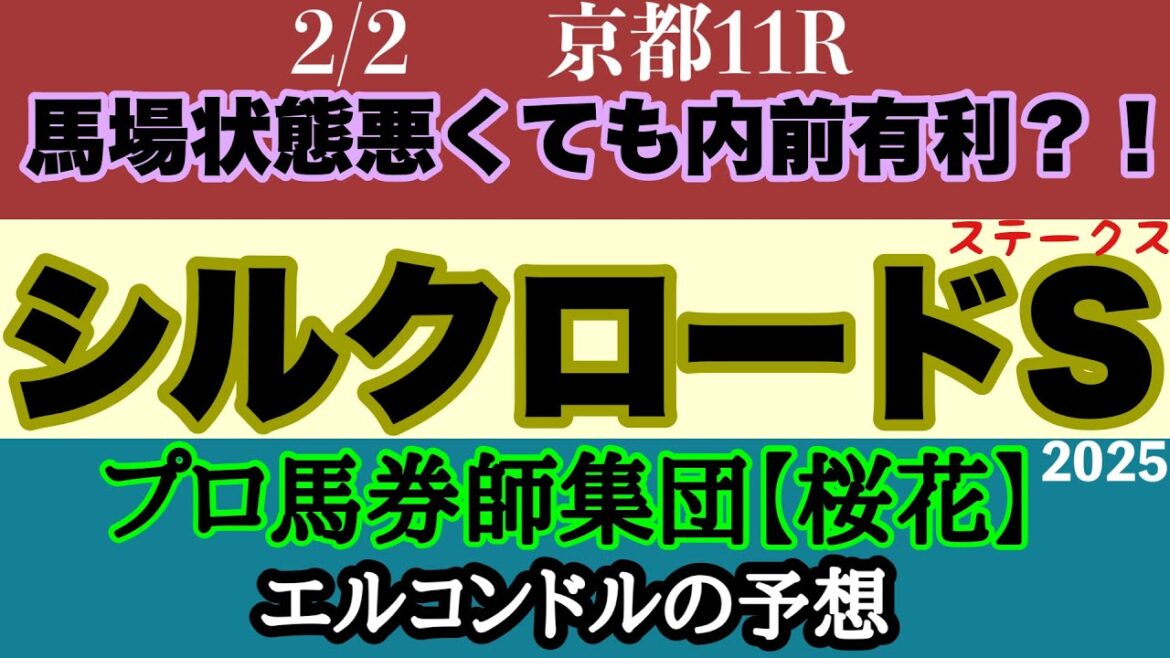 エルコンドル氏のシルクロードステークス2025予想！！雨による馬場への影響は！？速くなる流れは先行馬と差し馬どちらに有利になるか！