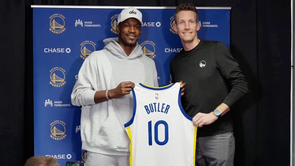 「優勝するためにベストを尽くす」 ウォリアーズへ移籍したジミー・バトラーが入団会見 | NBA Rakuten – NBA Rakuten NEWS 「優勝するためにベストを尽くす」 ウォリアーズへ移籍したジミー・バトラーが入団会見 | NBA Rakuten - NBA Rakuten NEWS