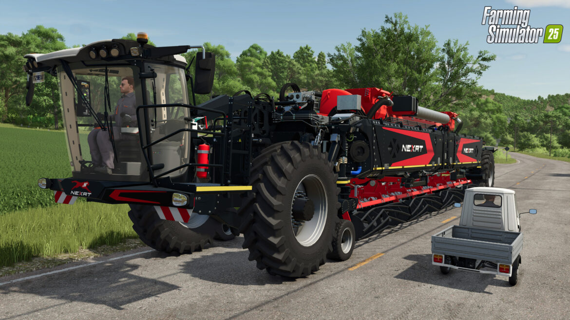 「Farming Simulator 25」，次世代型農業技術を謳うオール・イン・ワン型機械を導入する「NEXAT Pack」が3月11日リリース