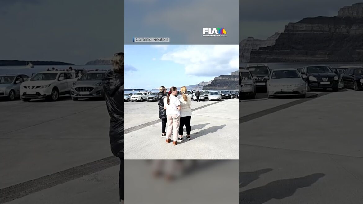Se han registrado 6 mil sismos en la isla griega de Santorini; más de 10 mil han sido evacuados