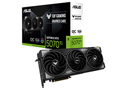 画像集 No.002のサムネイル画像 / ASUSの「GeForce RTX 5070 Ti」搭載カードは約17〜20万円弱に。2月20日23時から販売スタート
