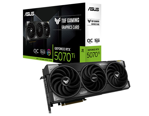 画像集 No.004のサムネイル画像 / ASUSの「GeForce RTX 5070 Ti」搭載カードは約17〜20万円弱に。2月20日23時から販売スタート