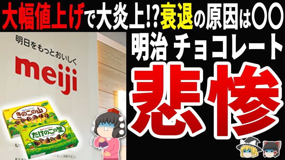 【悲惨!?】明治がチョコレート大幅値上げで消費者大激怒!?業績低迷の本当の原因が明らかに
