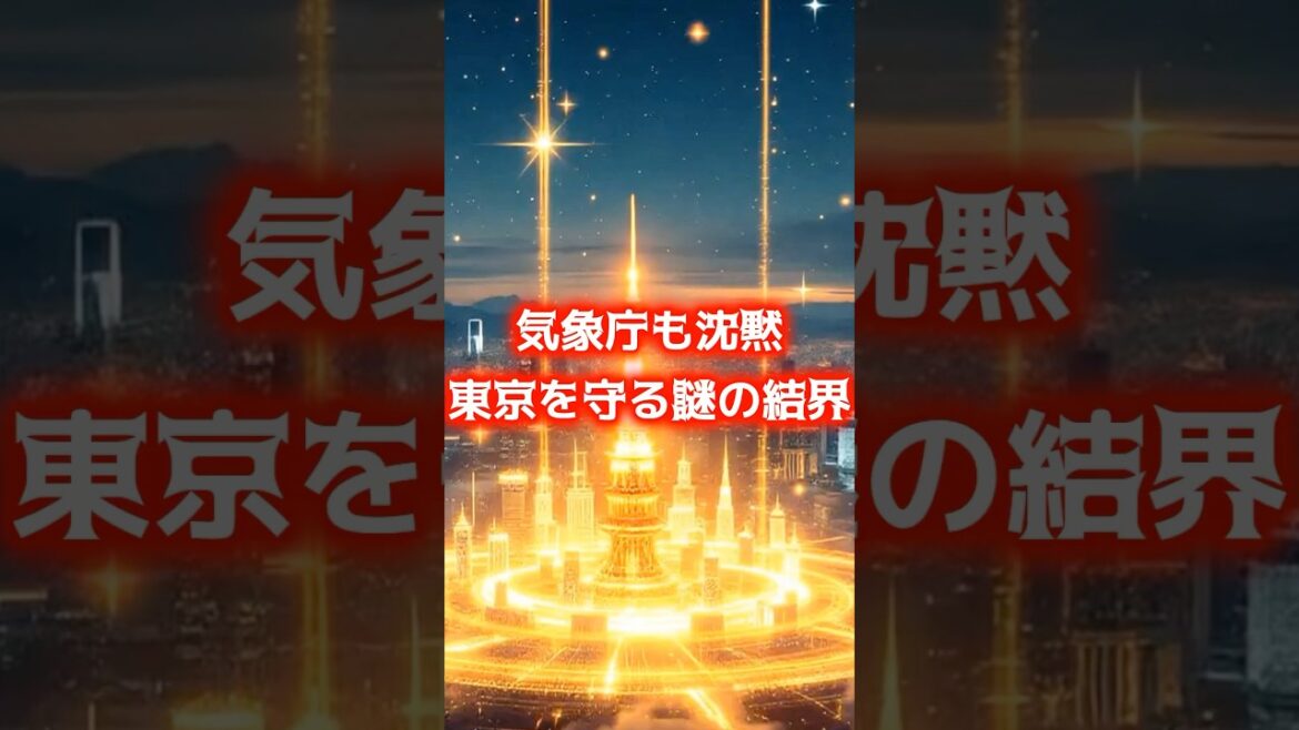 【衝撃】気象庁も沈黙...東京を守る謎の結界、台風が避ける首都の真実#都市伝説 #ミステリー