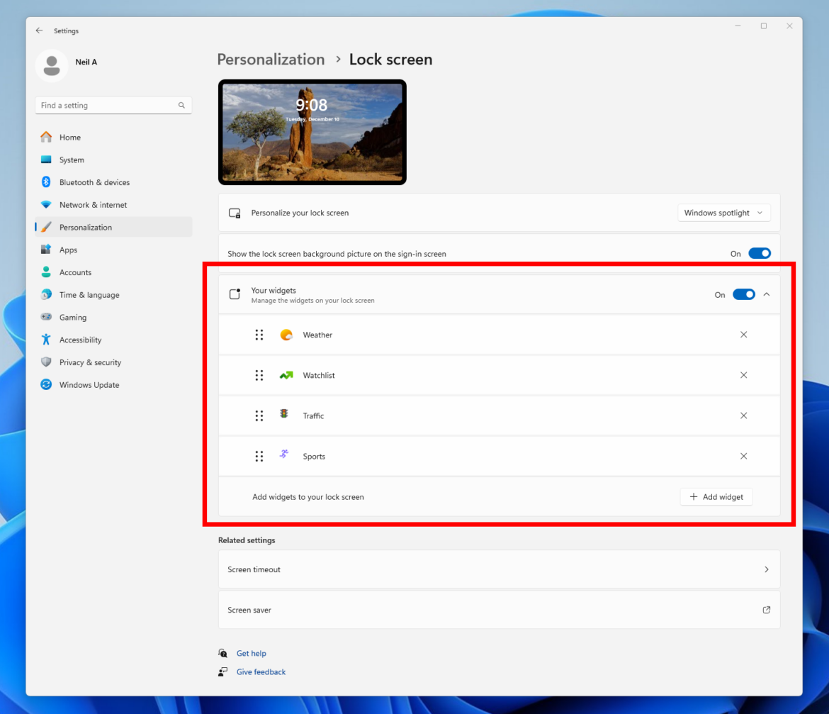 Windows 11のロック画面に表示される情報を自由にカスタマイズする機能、プレビューテスト中 - 窓の杜