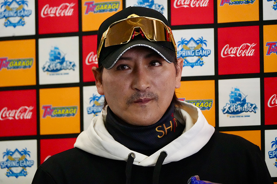日本ハム：新庄剛志監督【写真：町田利衣】