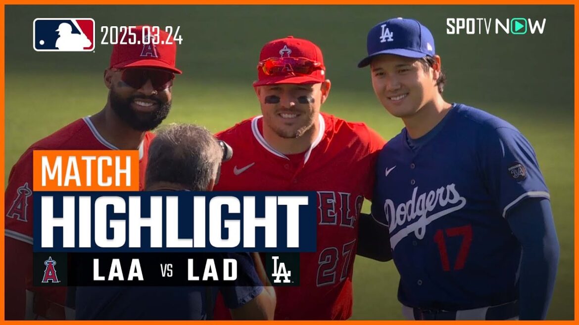 【大谷が帰国後初のオープン戦に出場！】エンゼルスvsドジャース 試合ハイライト MLB2025スプリングトレーニング 3.24