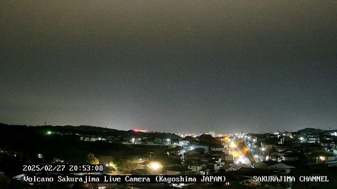 【絶景LIVE】桜島ライブカメラ（噴火・空雲・朝焼け・星空） live camera  volcano-Sakurajima ,Kagoshima,Japan