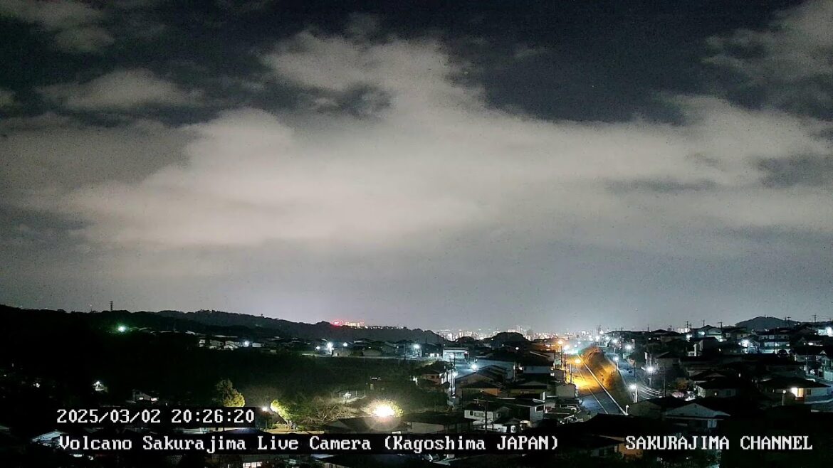 【絶景LIVE】桜島ライブカメラ（噴火・空雲・朝焼け・星空） live camera  volcano-Sakurajima ,Kagoshima,Japan
