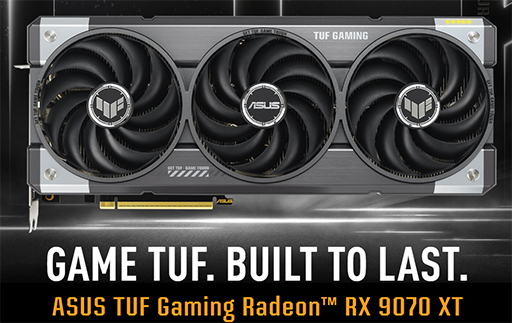 画像集 No.001のサムネイル画像 / 2.5スロット厚モデルなどASUSから「Radeon RX 9070 XT」「Radeon RX 9070」搭載カードが発売