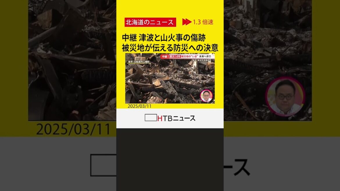 【中継】津波と山火事の傷跡　岩手・被災地が伝える防災への決意
