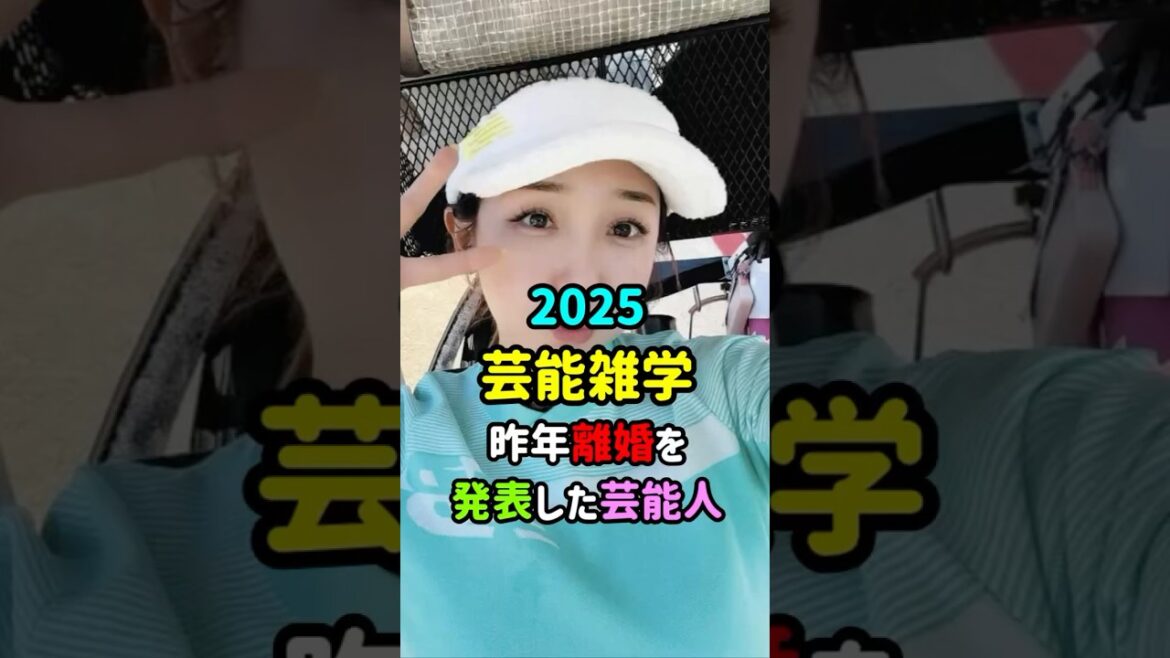 【最新】【芸能雑学】昨年離婚を発表した芸能人　#shorts  　#俳優  　#恋愛 　#結婚