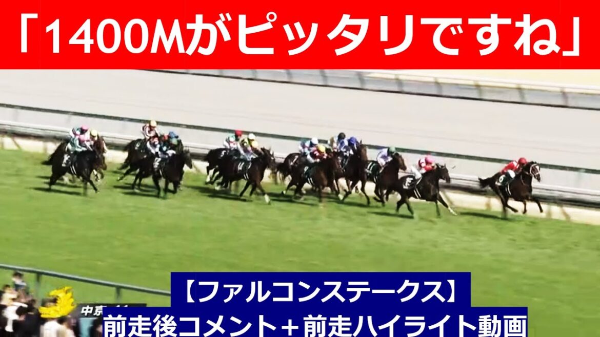 推奨馬⑤頭！【ファルコンステークス　2025】前走後騎手コメント＋過去レースハイライト