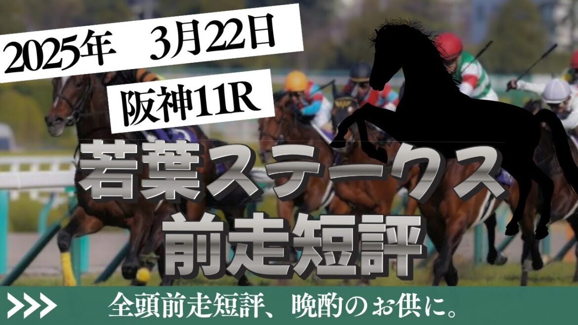 【若葉ステークス 2025】3/22 阪神11R ラガマフィンの前走短評
