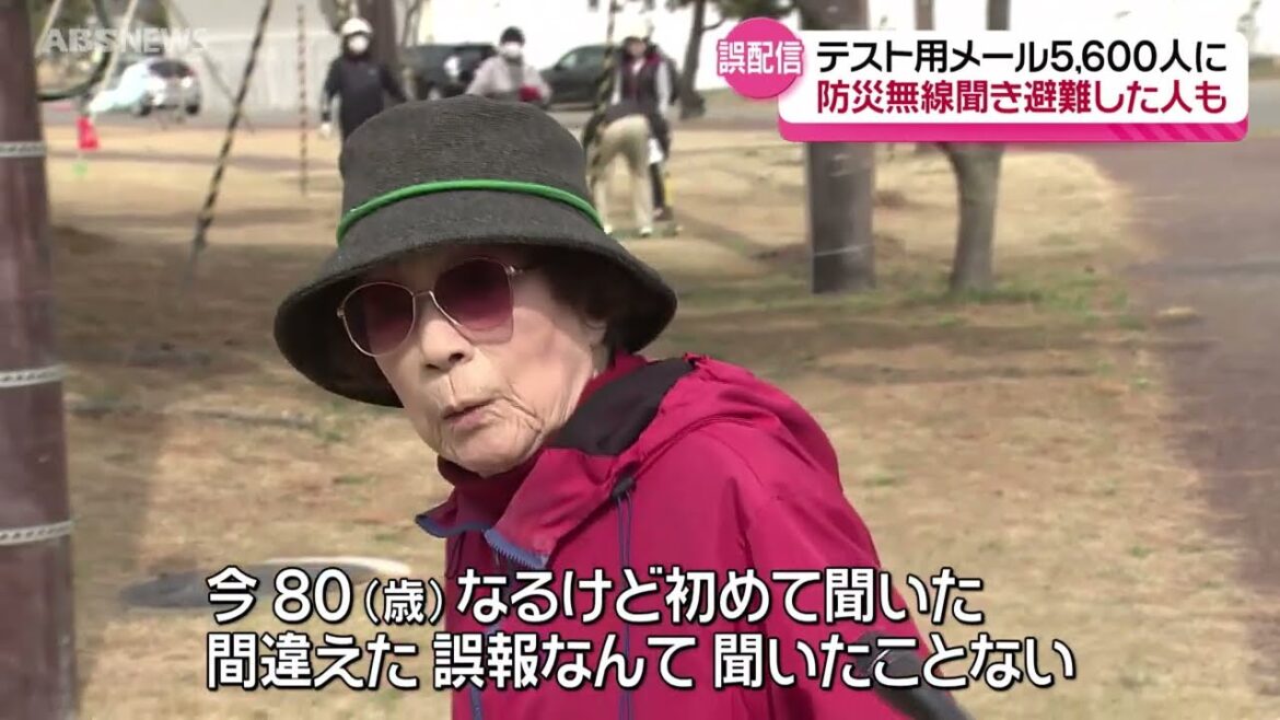 「津波が来ます」 にかほ市誤って送信