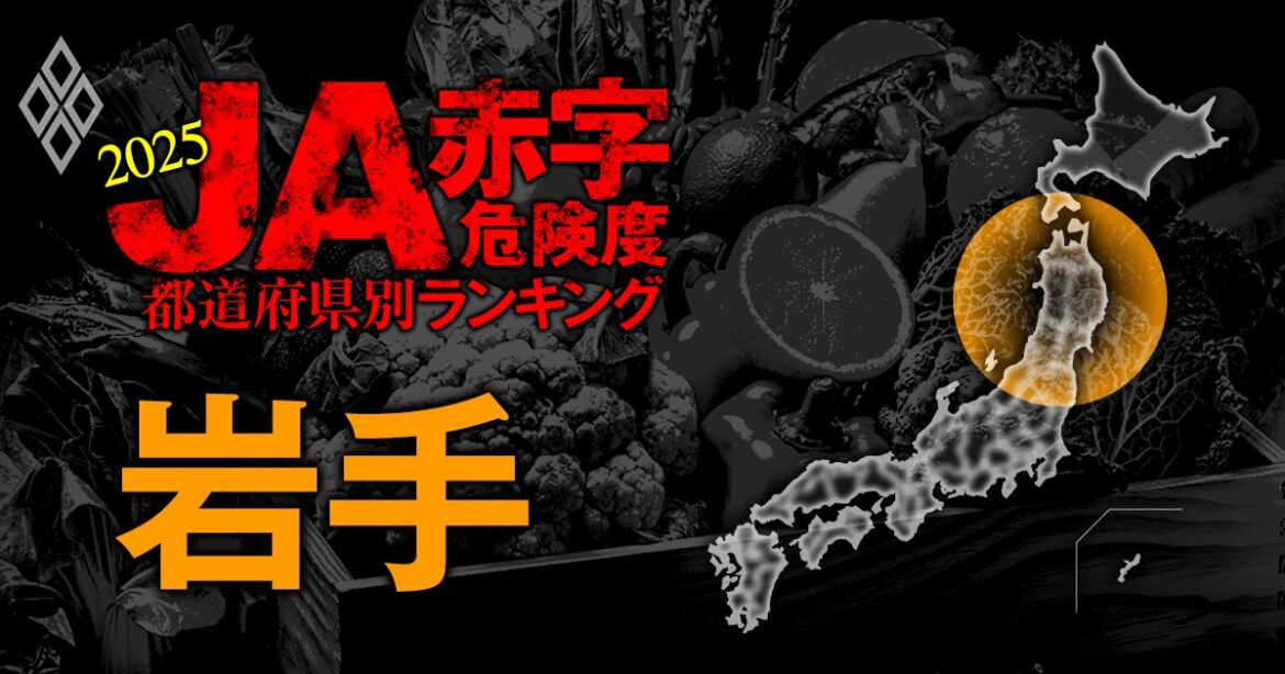【岩手】JA赤字危険度ランキング2025、「7農協中5農協が赤字」の減益ラッシュ | 全国461農協 JA赤字危険度ランキング2025 | ダイヤモンド・オンライン