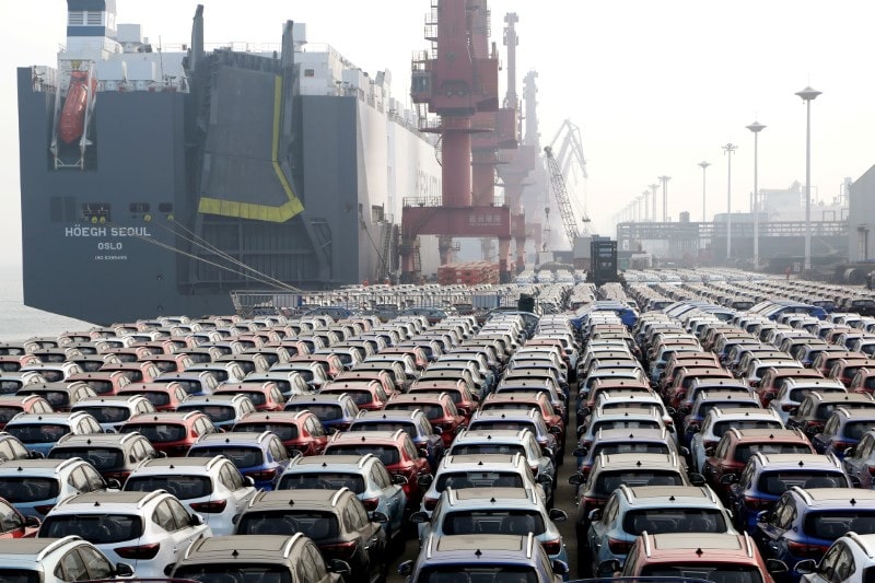 中国1─2月輸出は前年比2.3％増、予想下回る　輸入は減少