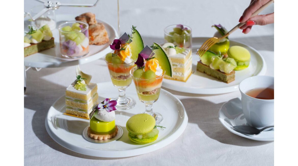 パティシエがセレクト、高糖度の高知県産マスクメロンをスイーツで『Juicy Melon Afternoon Tea(ジューシー メロン アフタヌーンティー)』【ウェスティンホテル仙台】