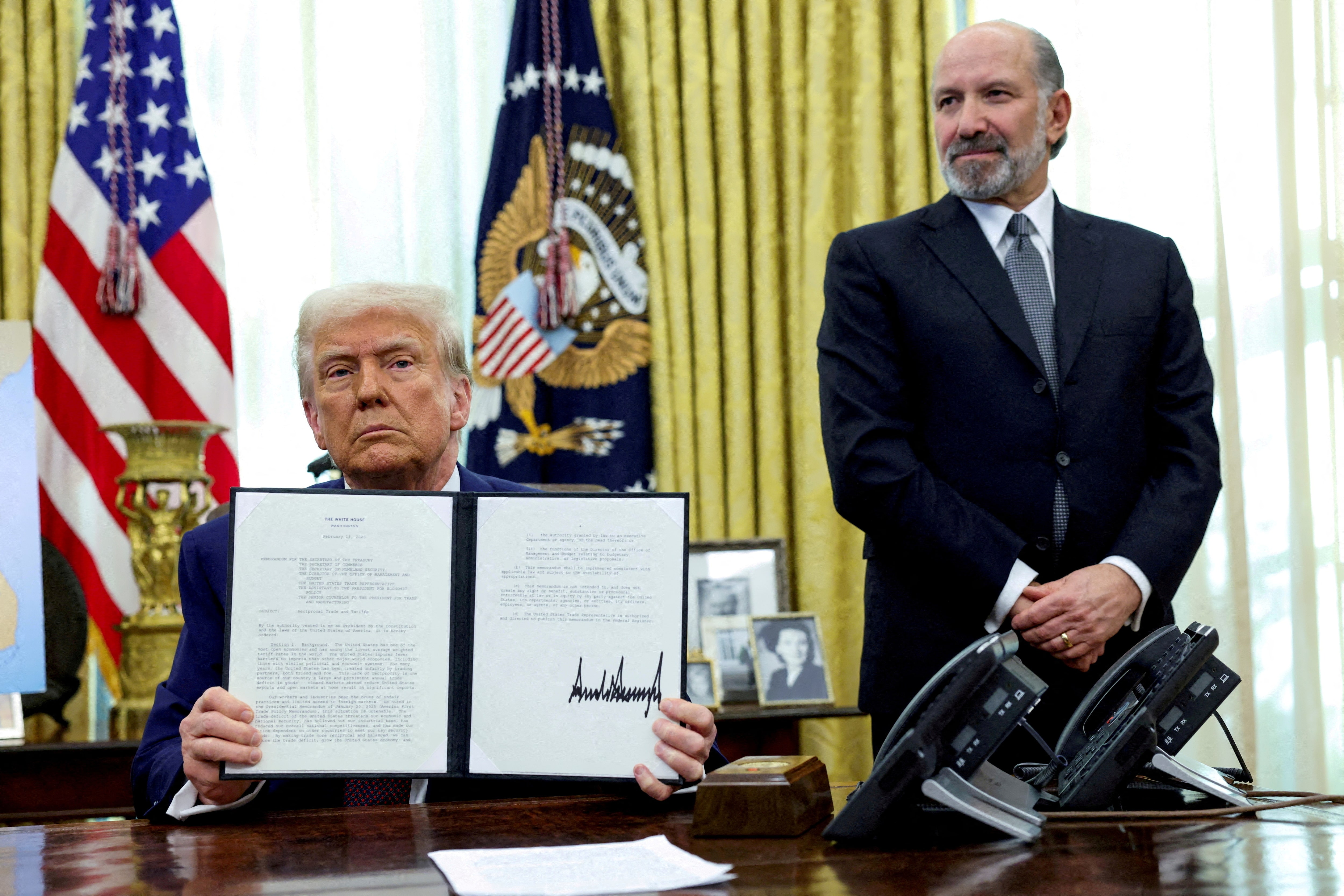 米鉄鋼関税「例外設けず」とトランプ氏、4月2日に相互・分野別関税