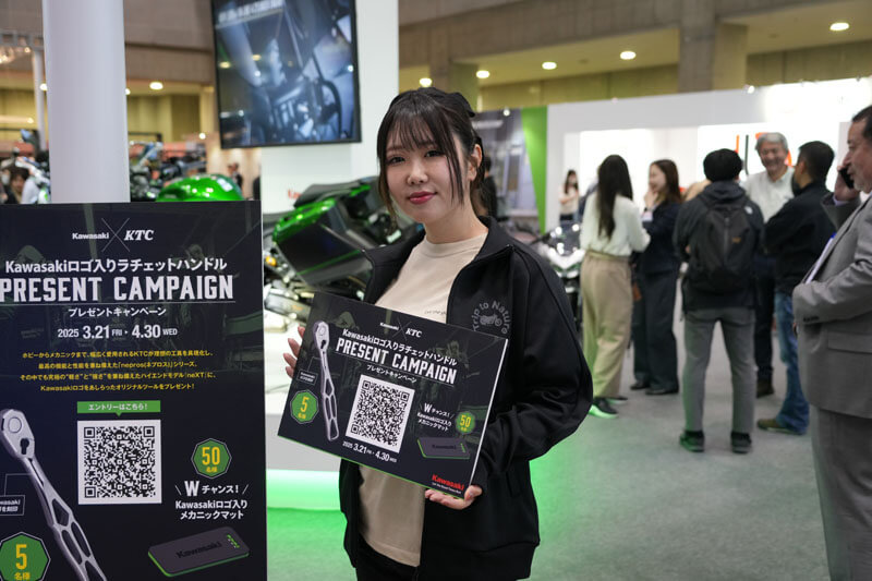 【第52回 東京モーターサイクルショー2025出展速報】カワサキ ブース　記事１