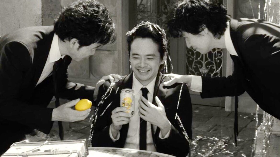 大泉洋＆斎藤工、池松壮亮の大人の仲間入り祝う！シェフぶりも発揮／サントリー「THE PEEL（ザ ピール）〈レモン〉」CM＋インタビュー＋メイキング