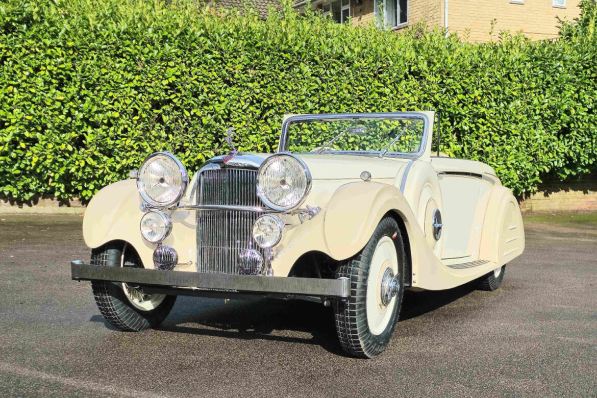 明治産業が1938年に製造された英国車アルヴィスのコンティニュエーションモデルを初披露【オートモビル カウンシル2025】 【ニュース】 – webCG 明治産業が1938年に製造された英国車アルヴィスのコンティニュエーションモデルを初披露【オートモビル カウンシル2025】 【ニュース】 - webCG