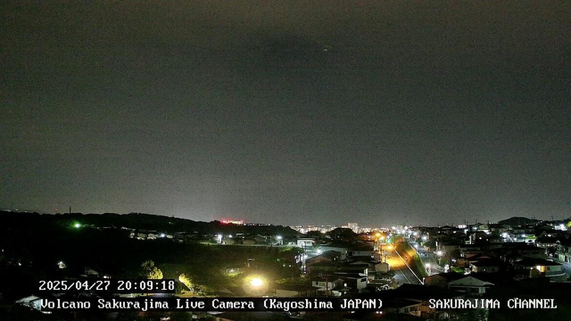 【絶景LIVE】桜島ライブカメラ（噴火・空雲・朝焼け・星空）Sakurajima Volcano Live Camera