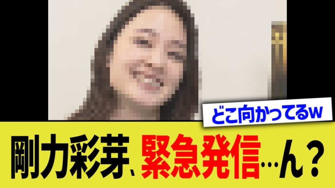 剛力彩芽、緊急発信…ん? 剛力彩芽、緊急発信…ん?