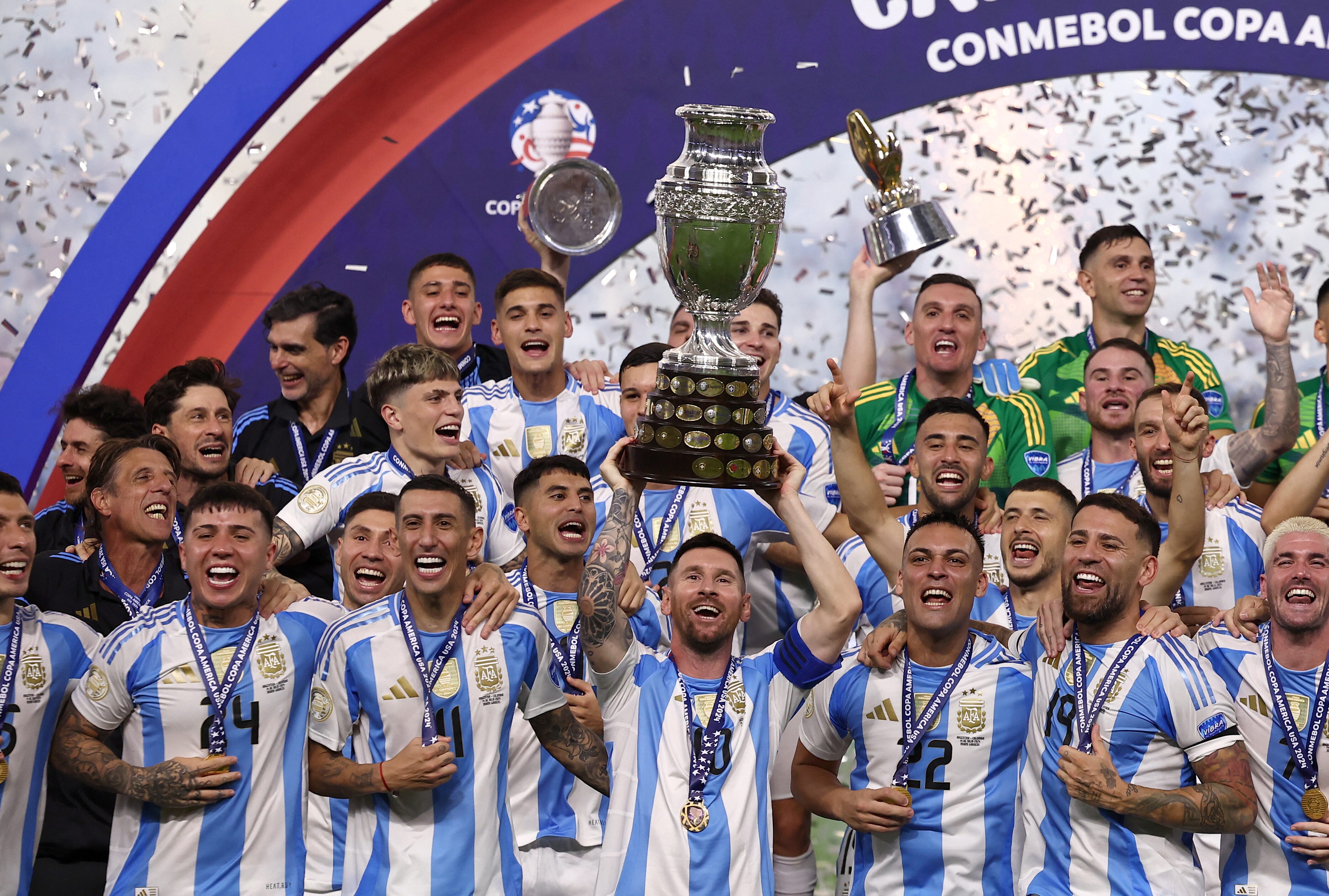 サッカー＝南米選手権、アルゼンチンが2連覇を達成