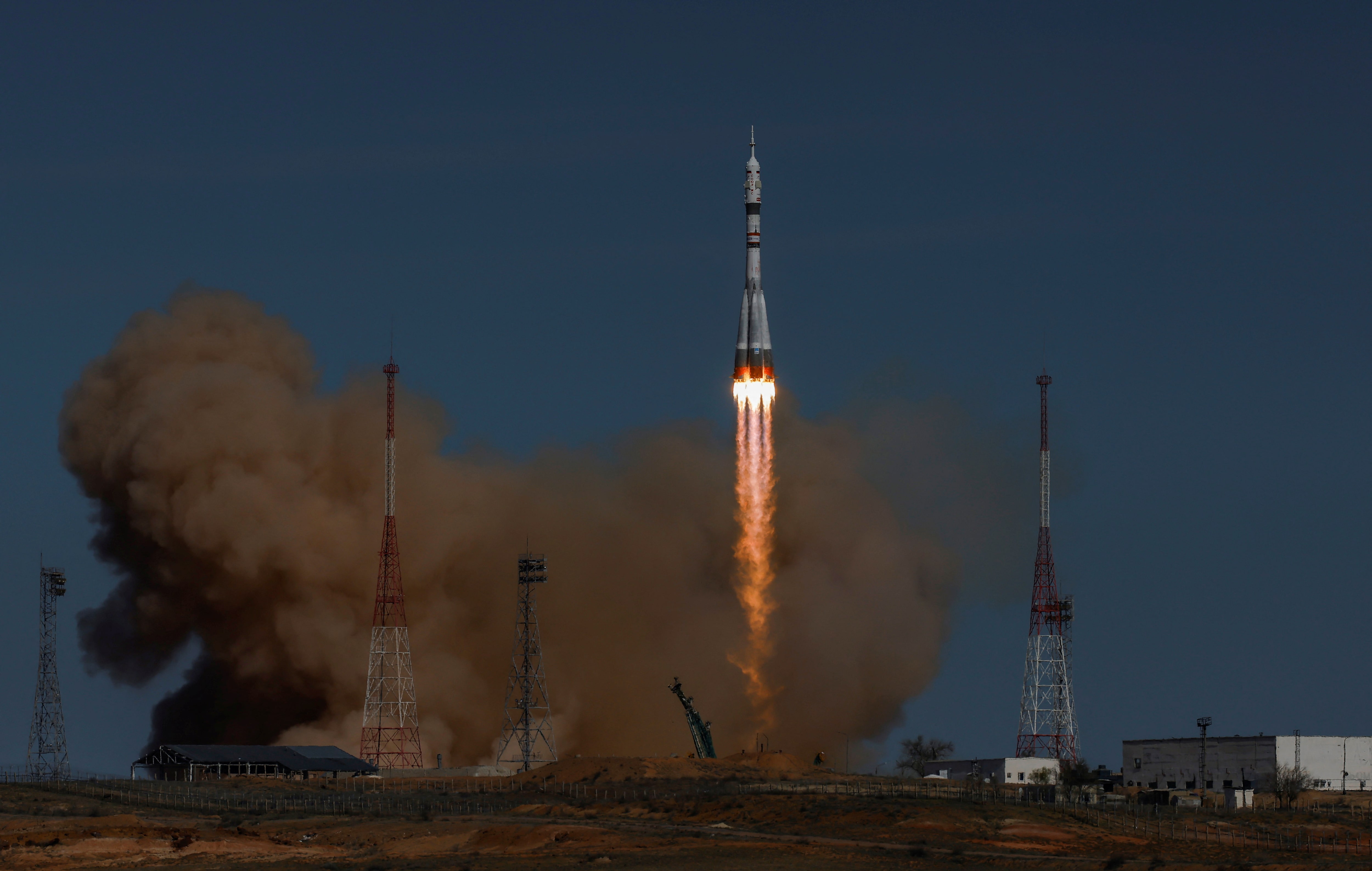 米国人飛行士乗せたロシア宇宙船、ＩＳＳとのドッキングに成功