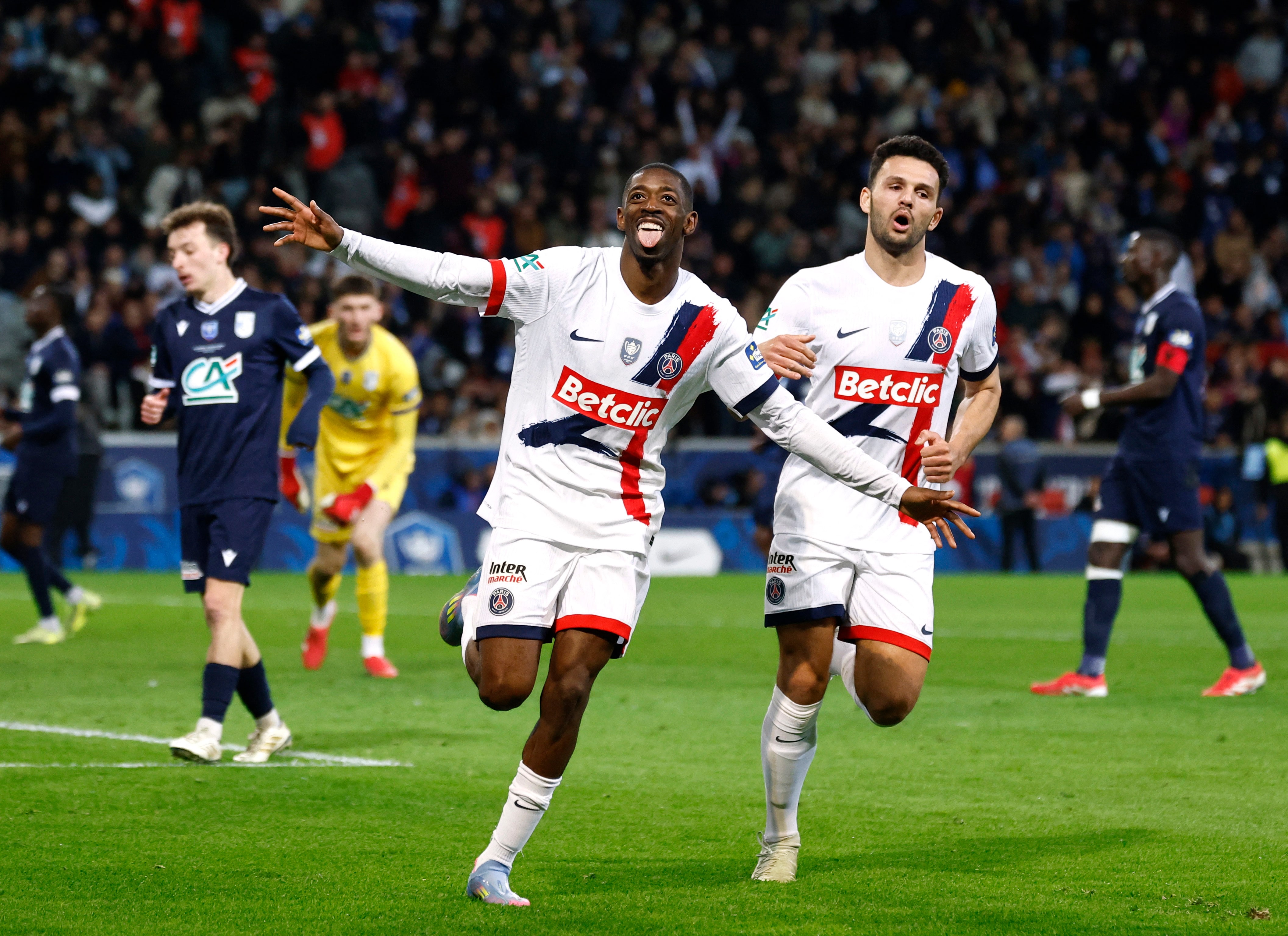 サッカー＝前回王者ＰＳＧがフランス杯決勝へ、デンベレが2得点