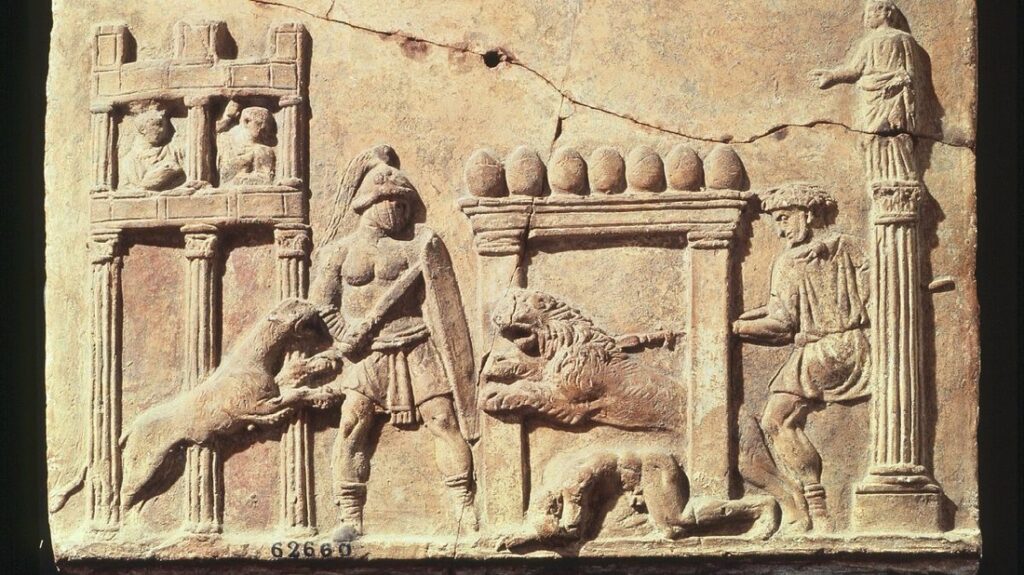 人骨にライオンの噛み痕、剣闘士の死因示す初の証拠か　新研究 - CNN.co.jp