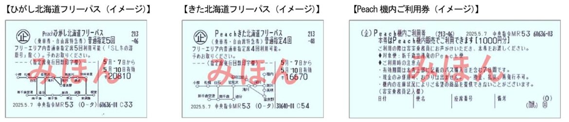 JR乗り放題+ピーチ機内1000円利用券の「ひがし・きた北海道フリーパス」発売。U25はさらにお得 - トラベル Watch