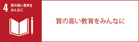 Logo for SDG 4 