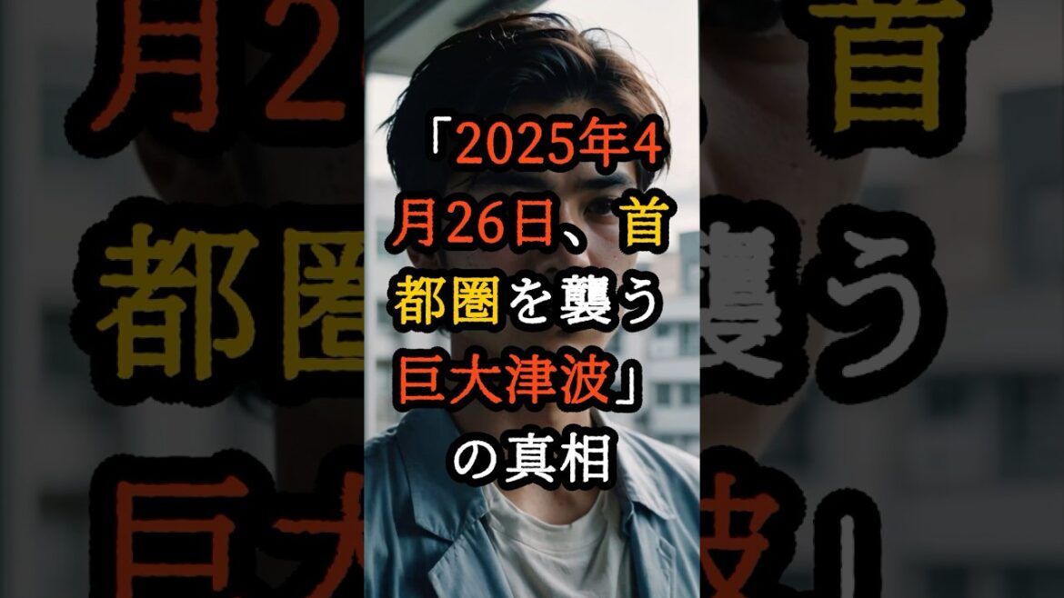 98%的中の予言者が警告「2025年4月26日、首都圏を襲う巨大津波」の真相【 都市伝説 予言 オカルト スピリチュアル ミステリー 】