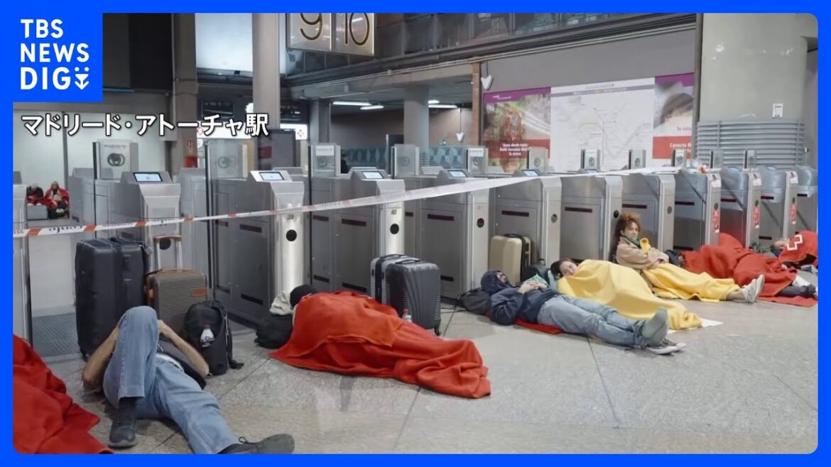 スペインで“非常事態宣言”「ホテルが取れない」スペインやポルトガルで28日大規模な停電が発生｜TBS NEWS DIG