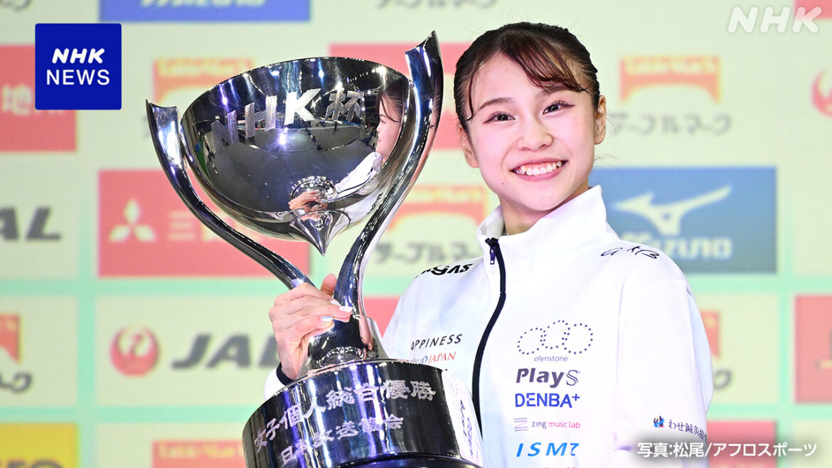 体操NHK杯 杉原愛子が10年ぶりに優勝 4人が世界選手権代表に - nhk.or.jp