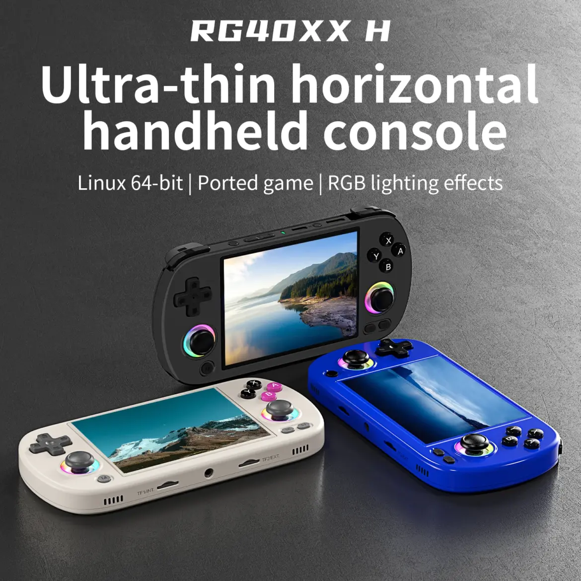 Anbernicから4インチLinux携帯ゲーム機が7,000円台で格安セール中！【Anbernic RG40XX H】