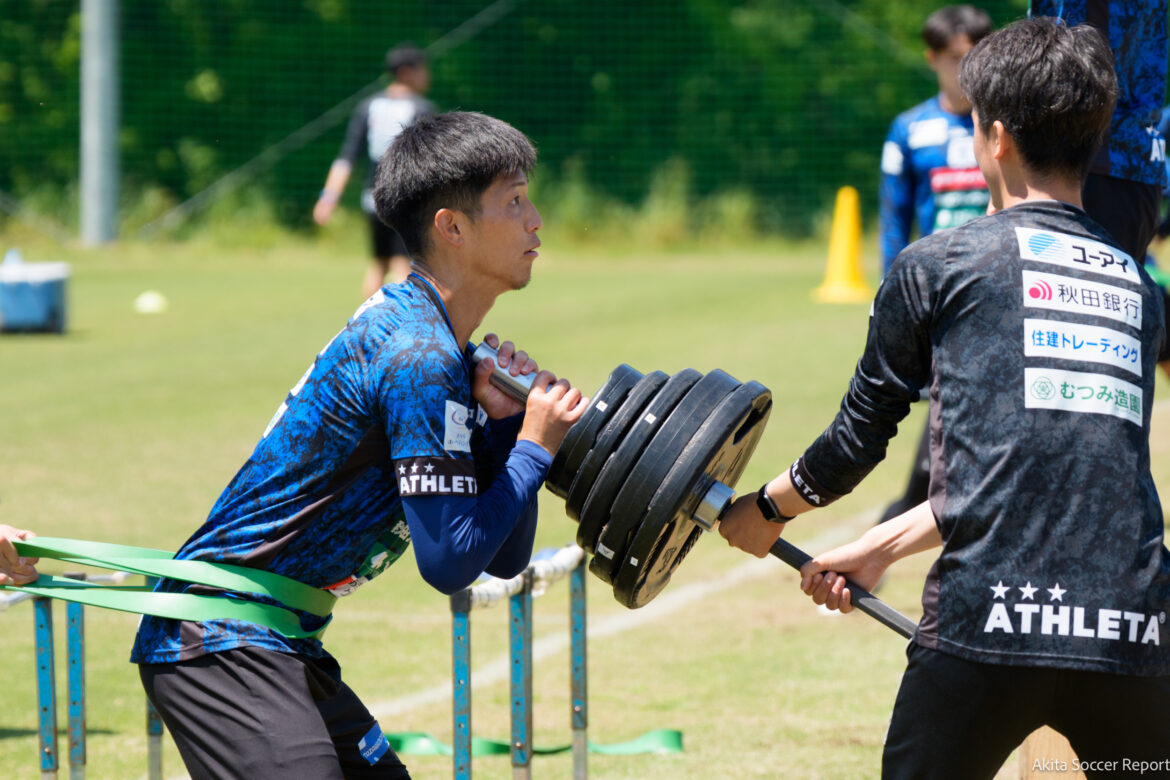 【J2】第18節 ブラウブリッツ秋田 vs カターレ富山 小松蓮選手 試合後コメント「秋田に来て新しいプレーが出ている。そこに成長を感じている」 : 秋田サッカーレポート