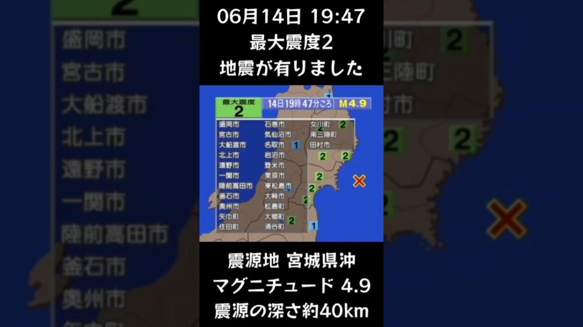 #shorts #youtubeshorts #YouTube #地震 #地震速報 #緊急地震速報 #地震情報 #津波 #津波情報 #HugeEarthquake #Japan #気象庁