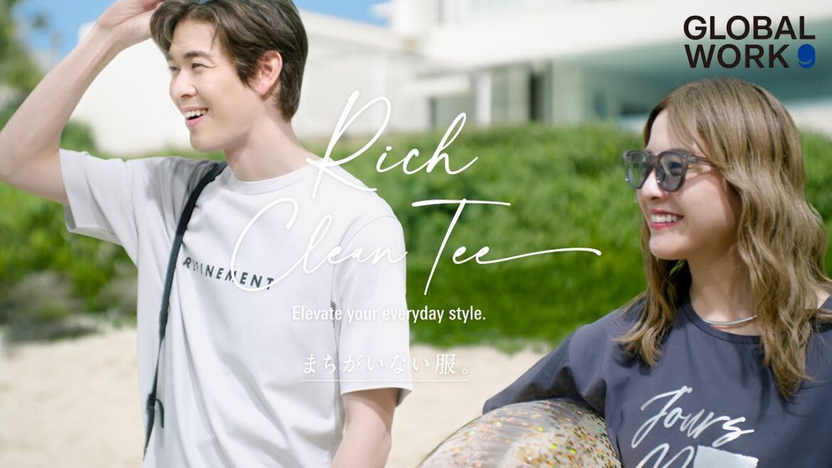【リッチクリーンTeeは、まちがいない服。暑くなってきたら篇（30秒）】GLOBAL WORK（グローバルワーク）
